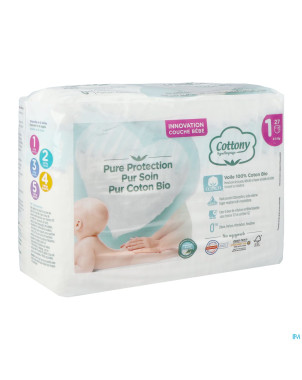 Cottony baby diapers size 1 2,5kg    27