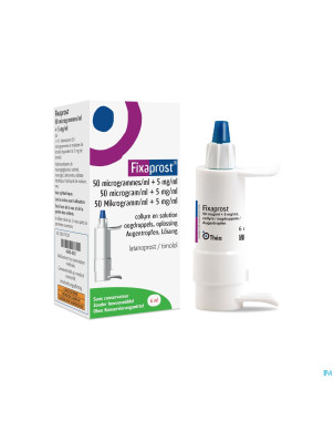 Fixaprost 50mcg/ml+5mg/ml collyre sol  6ml