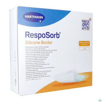 Resposorb silicone border 17,5x17,5cm 10 4130221