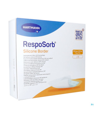 Resposorb silicone border 17,5x17,5cm 10 4130221