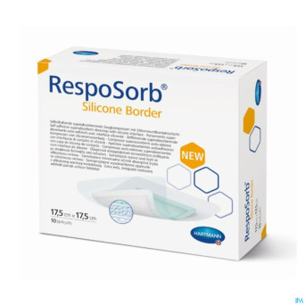 Resposorb silicone border 17,5x17,5cm 10 4130221