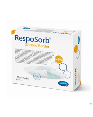 Resposorb silicone border 17,5x17,5cm 10 4130221