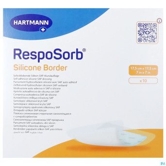 Resposorb silicone border 17,5x17,5cm 10 4130221