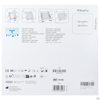 Resposorb silicone border 17,5x17,5cm 10 4130221