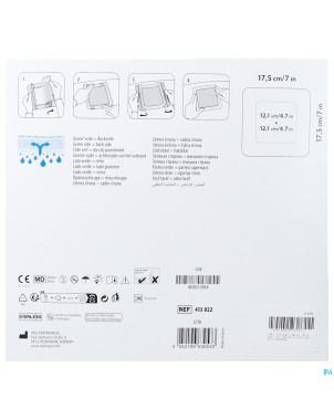 Resposorb silicone border 17,5x17,5cm 10 4130221