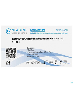 Newgene bioengin.kit a/gene test covid-19 1 bedel.