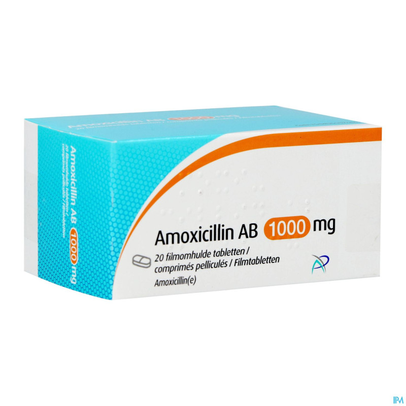 Amoxicillin ab 1000mg comp pell 20 x 1000mg