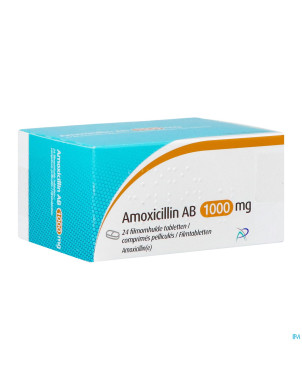Amoxicillin ab 1000mg comp pell 24 x 1000mg