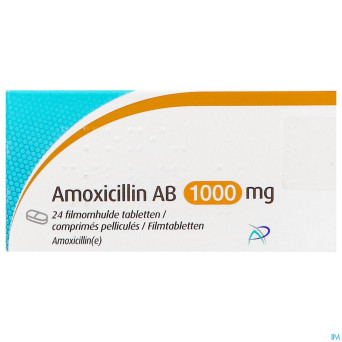 Amoxicillin ab 1000mg comp pell 24 x 1000mg