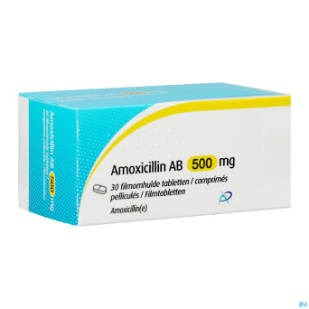 Amoxicillin ab  500mg comp pell 30 x  500mg