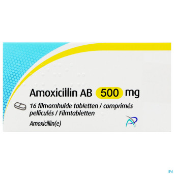 Amoxicillin ab  500mg comp pell 16 x  500mg