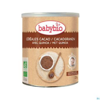 Babybio cereales cacao quinoa 8m    220g