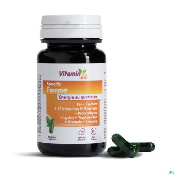 Vitamin 22 specific femme   caps 60
