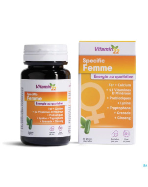 Vitamin 22 specific femme   caps 60
