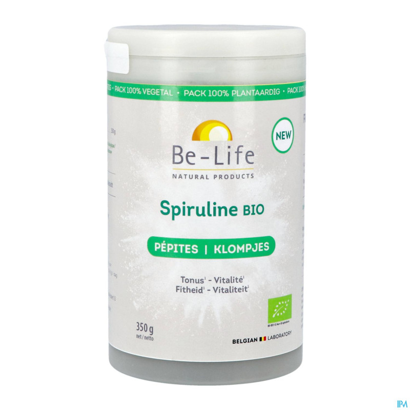 Spiruline bio pdr be life  pot 350g