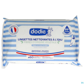 Dodie lingettes nettoyantes eau  60