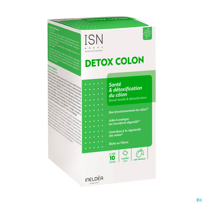 Ineldea detox colon isn etui sach 10x10g