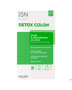 Ineldea detox colon isn etui sach 10x10g