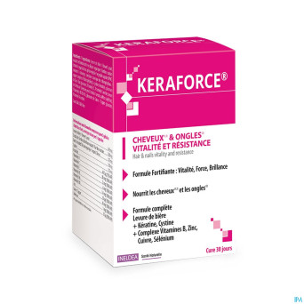 Ineldea keraforce cheveux & ongles isn v-caps 90