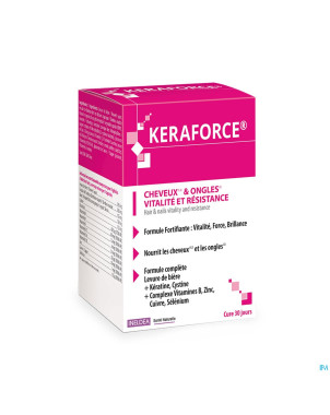 Ineldea keraforce cheveux & ongles isn v-caps 90