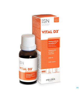 Ineldea vital-d3 1000 ul isn fl compte-goutte 20ml