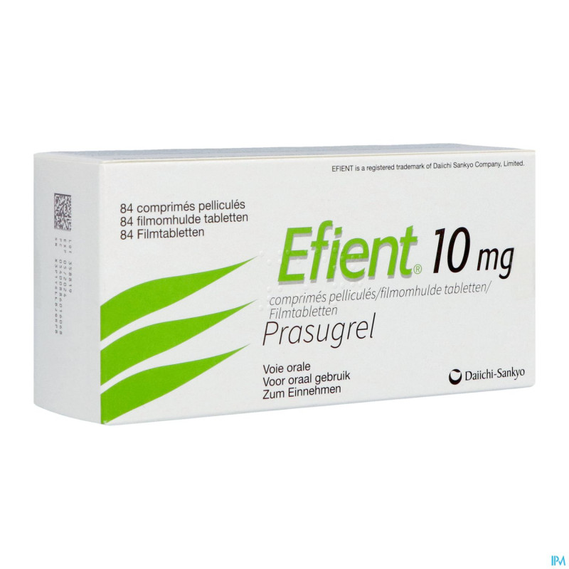 Efient 10mg pi pharma comp pell  84 pip