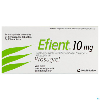 Efient 10mg pi pharma comp pell  84 pip