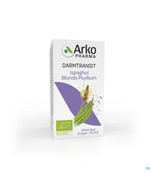 Arkogelules ispaghul psyllium blond bio    caps 45