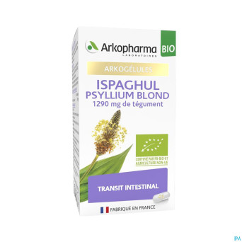 Arkogelules ispaghul psyllium blond bio    caps 45