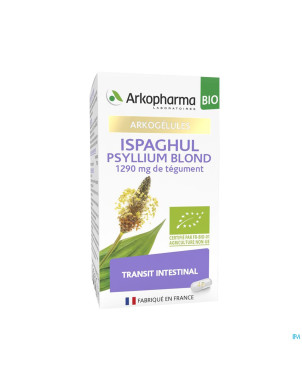 Arkogelules ispaghul psyllium blond bio    caps 45