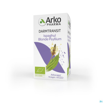Arkogelules ispaghul psyllium blond bio    caps 45