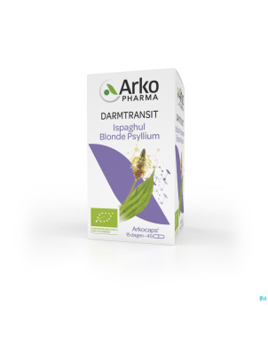 Arkogelules ispaghul psyllium blond bio    caps 45