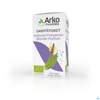 Arkogelules ispaghul psyllium blond bio    caps 45