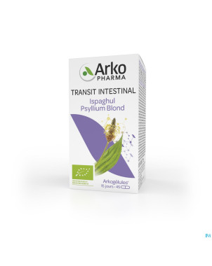 Arkogelules ispaghul psyllium blond bio    caps 45