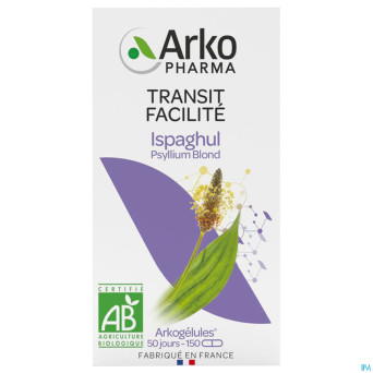Arkogelules ispaghul psyllium blond bio    caps 45