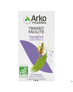 Arkogelules ispaghul psyllium blond bio    caps 45