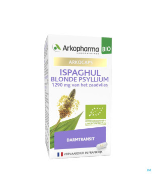 Arkogelules ispaghul psyllium blond bio    caps 45