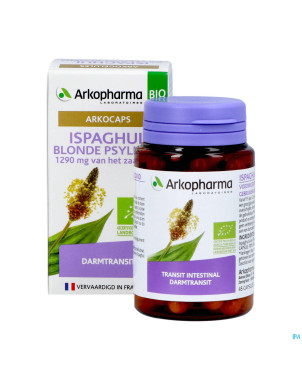 Arkogelules ispaghul psyllium blond bio    caps 45