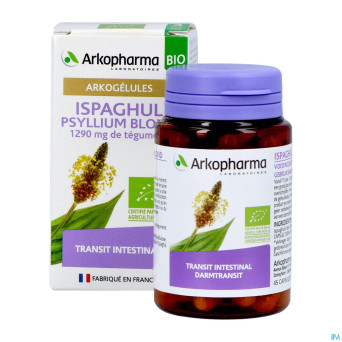 Arkogelules ispaghul psyllium blond bio    caps 45