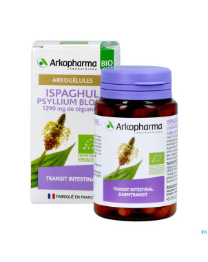 Arkogelules ispaghul psyllium blond bio    caps 45