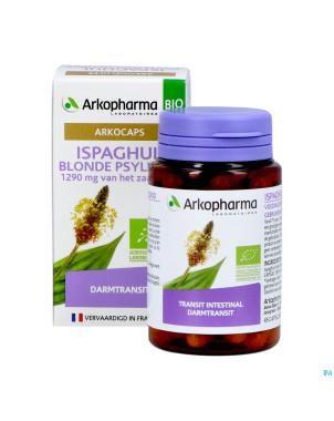 Arkogelules ispaghul psyllium blond bio    caps 45