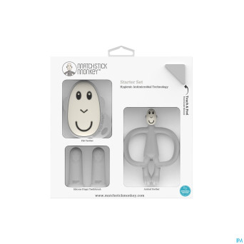 Matchstick monkey starterset gris