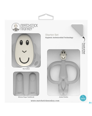 Matchstick monkey starterset gris