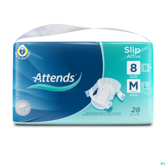 Attends slip active 8m    28