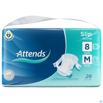 Attends slip active 8m    28