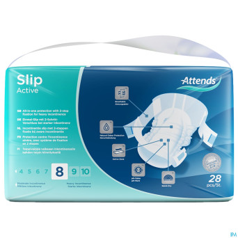 Attends slip active 8m    28