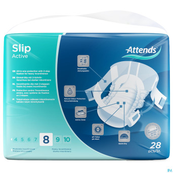 Attends slip active 8m    28