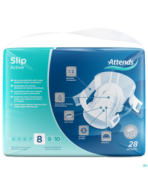 Attends slip active 8m    28