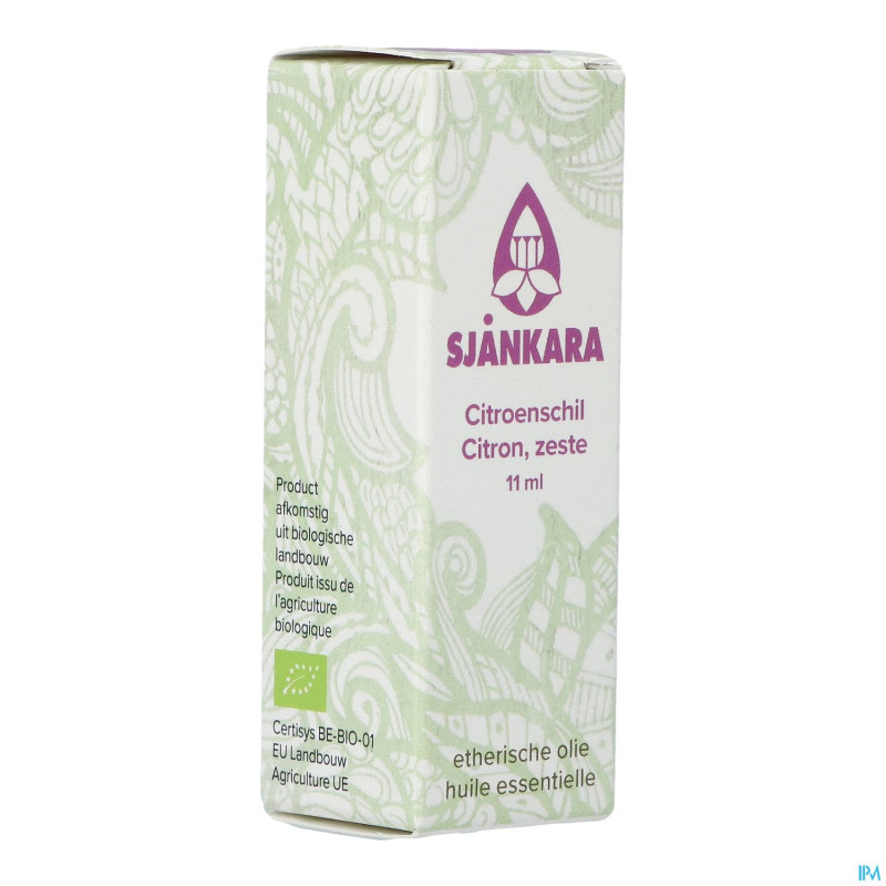 Sjankara citron zeste huile ess. bio 11ml