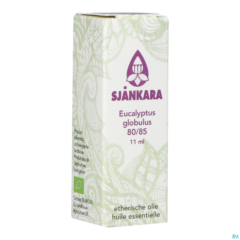 Sjankara eucalyptus glob.80/85 huile ess. bio 11ml